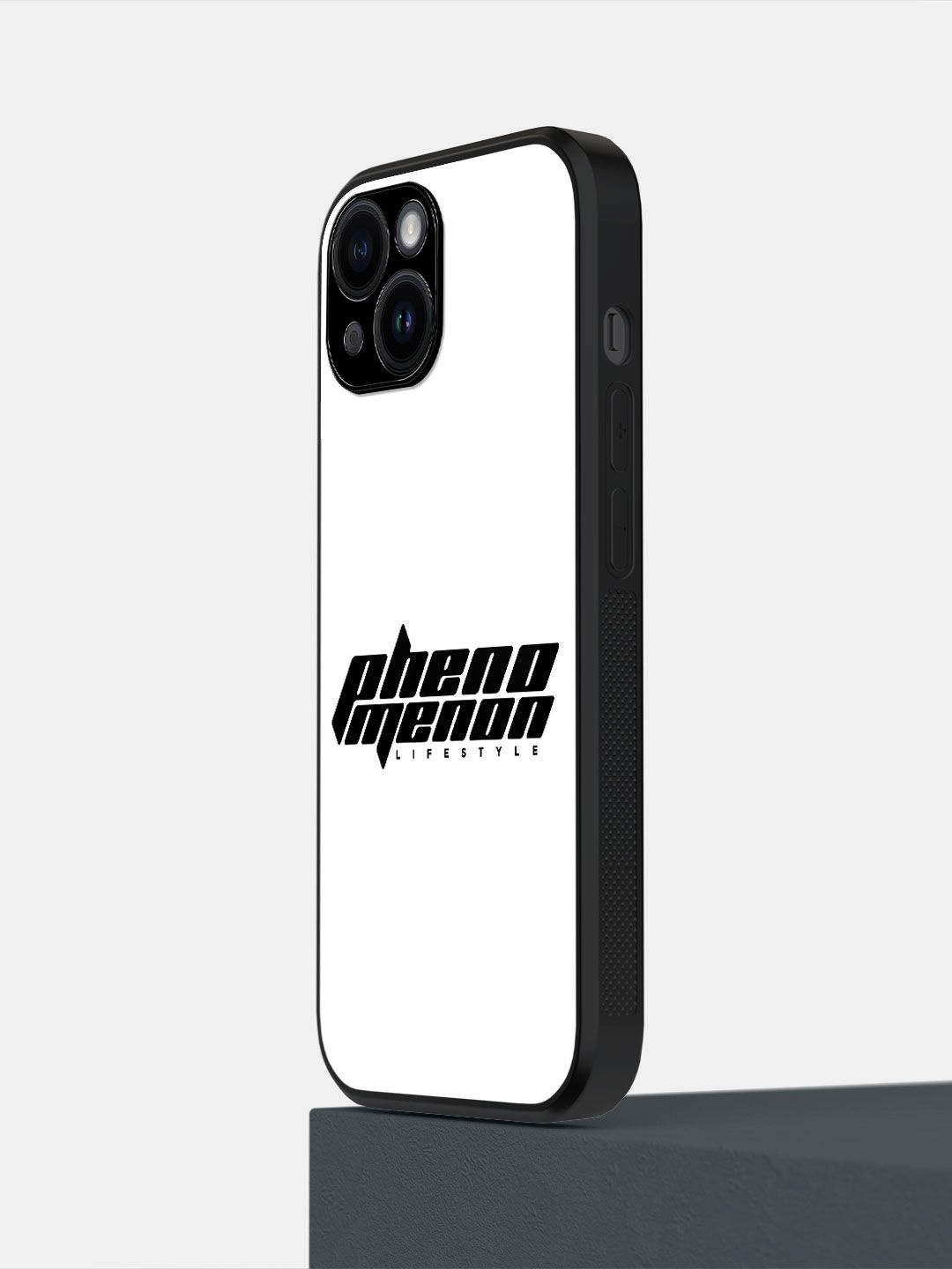 

macmerise Typography Printed iPhone 14 Back Case Mobile Accessories, White