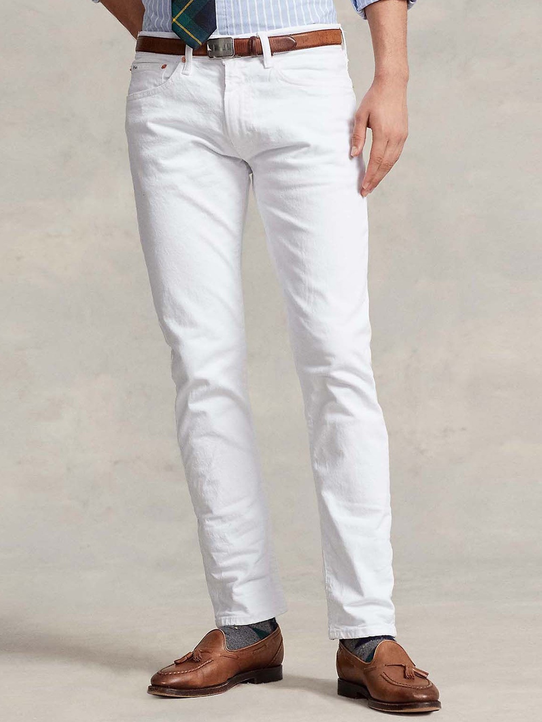 

Polo Ralph Lauren Slim-Fit No Faded Jeans, White