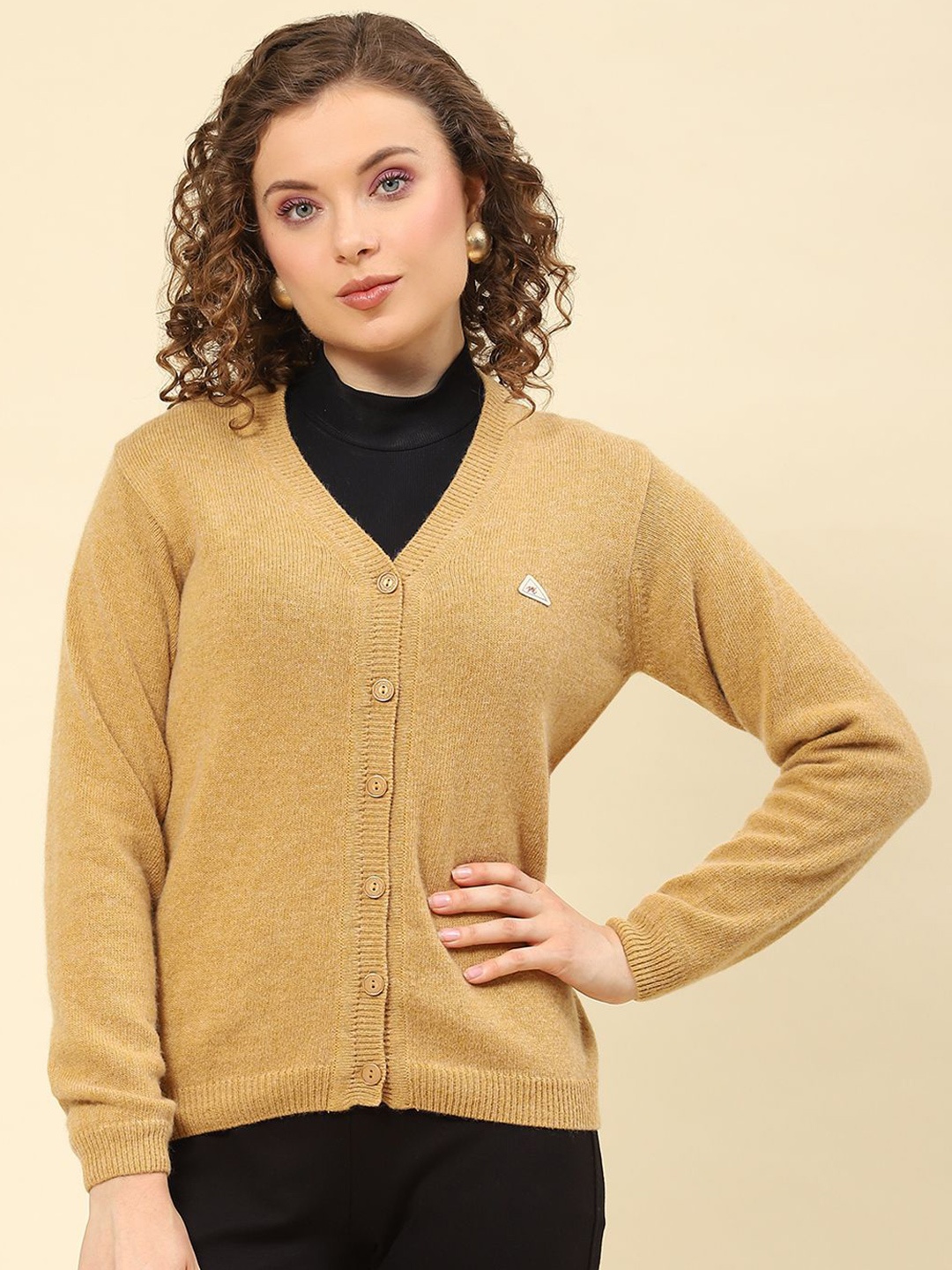 

Monte Carlo Women Woollen Cardigan, Brown