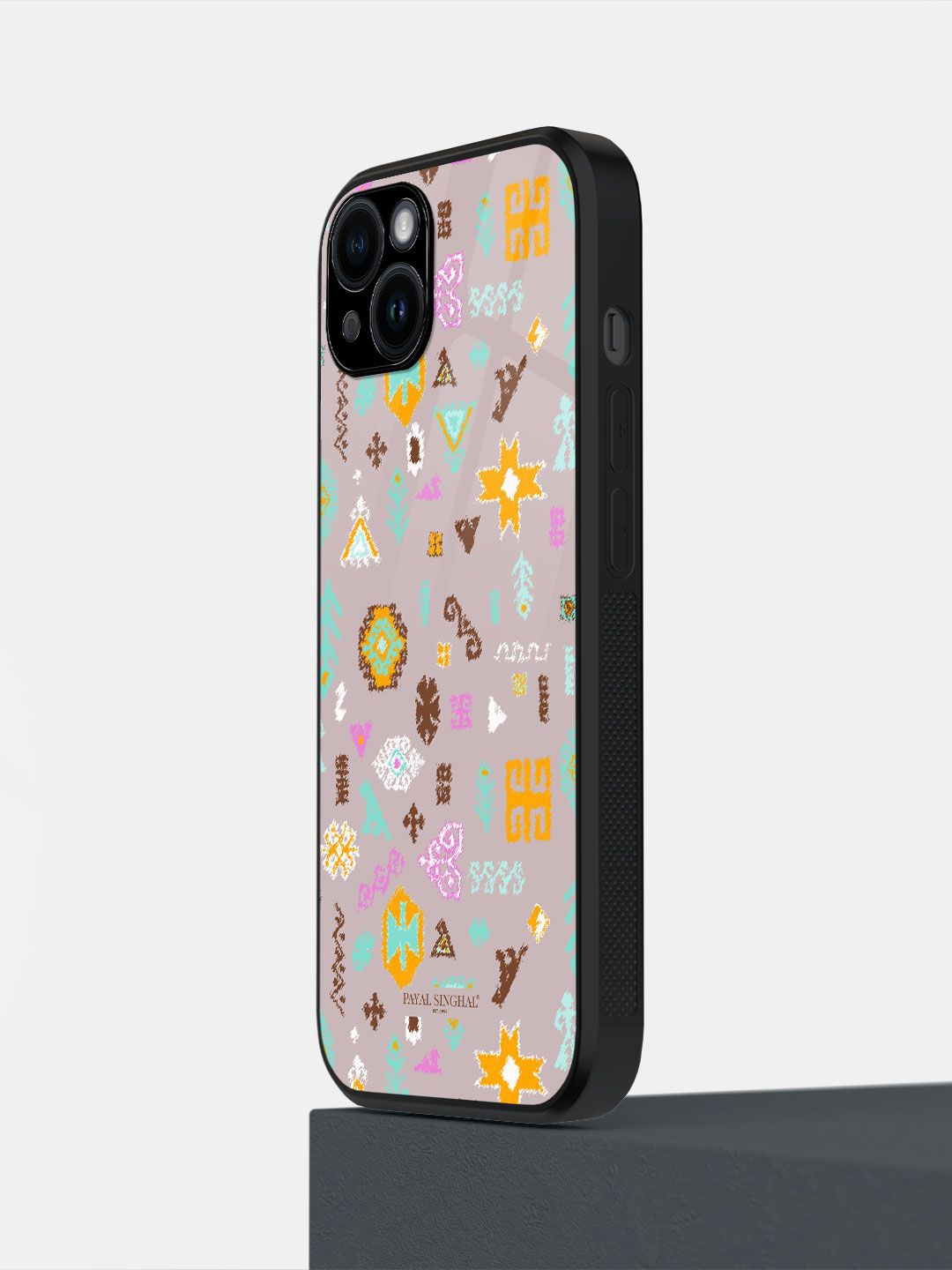 

macmerise Floral Printed iPhone 14 Plus Back Case Mobile Accessories, Lavender