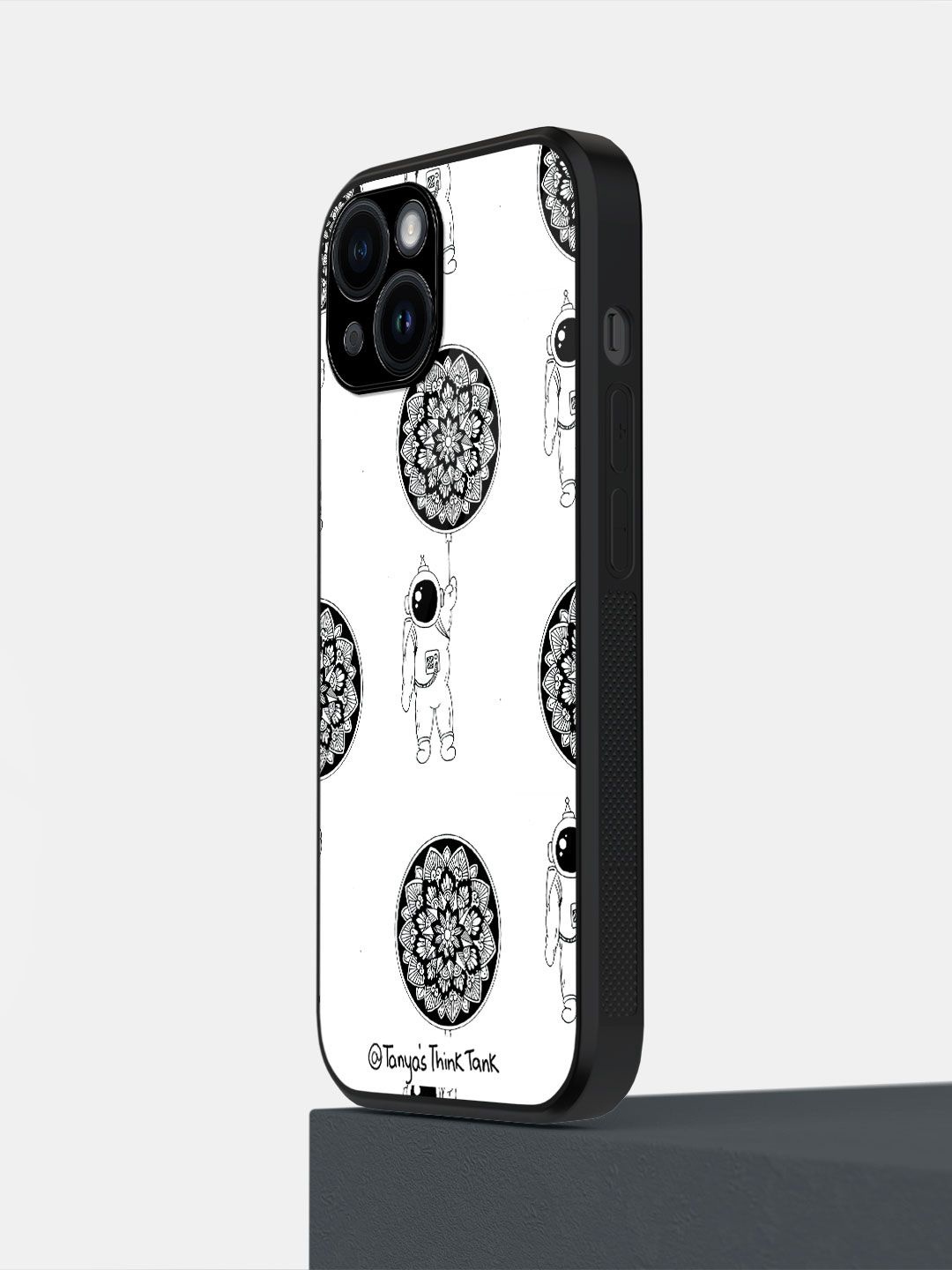 

macmerise Floral Printed iPhone 14 Back Case Mobile Accessories, White