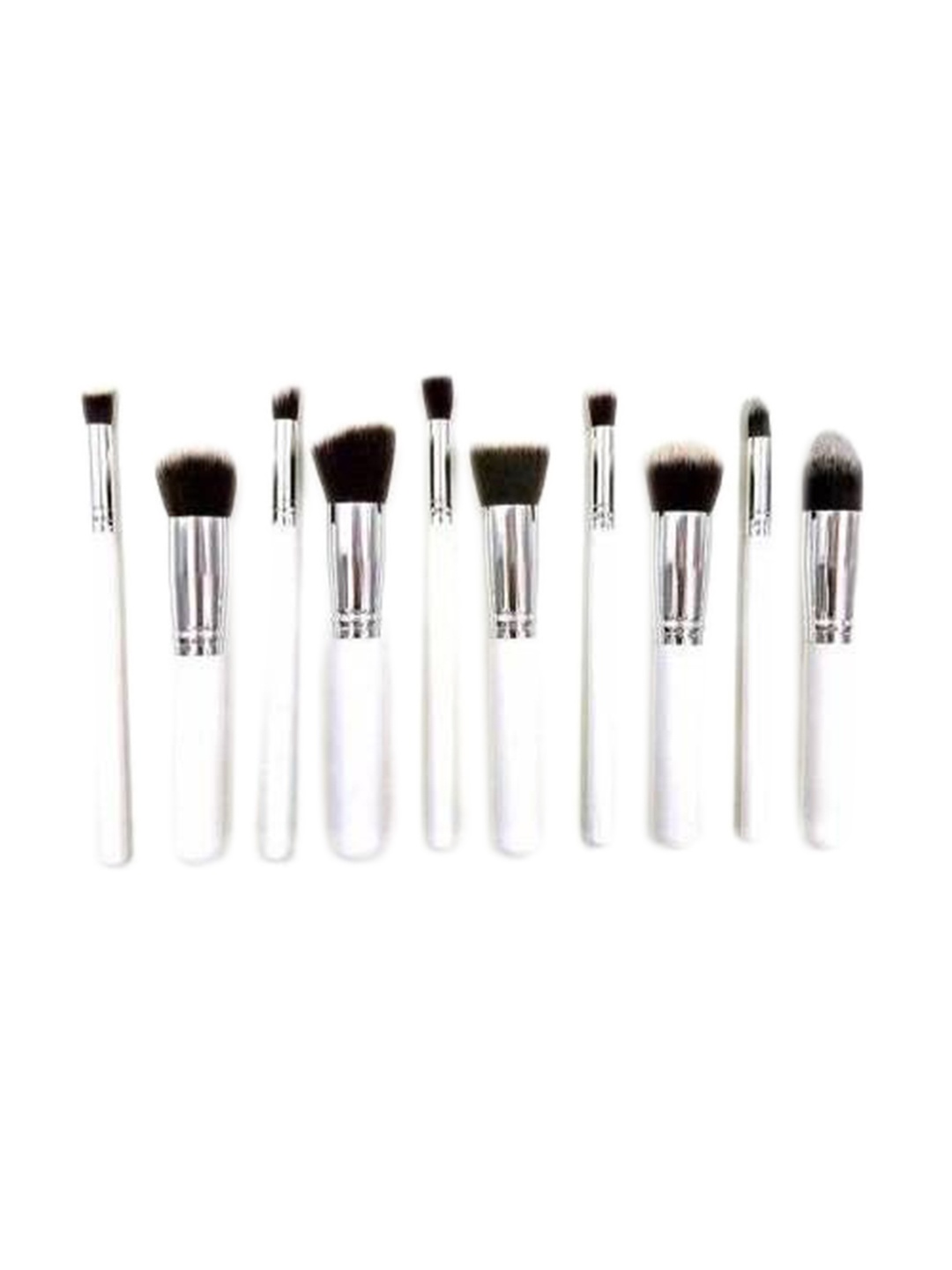 

Yoana Set Of 10 Beauty Premium Quality Paradise Makeup Brush Applicator, White
