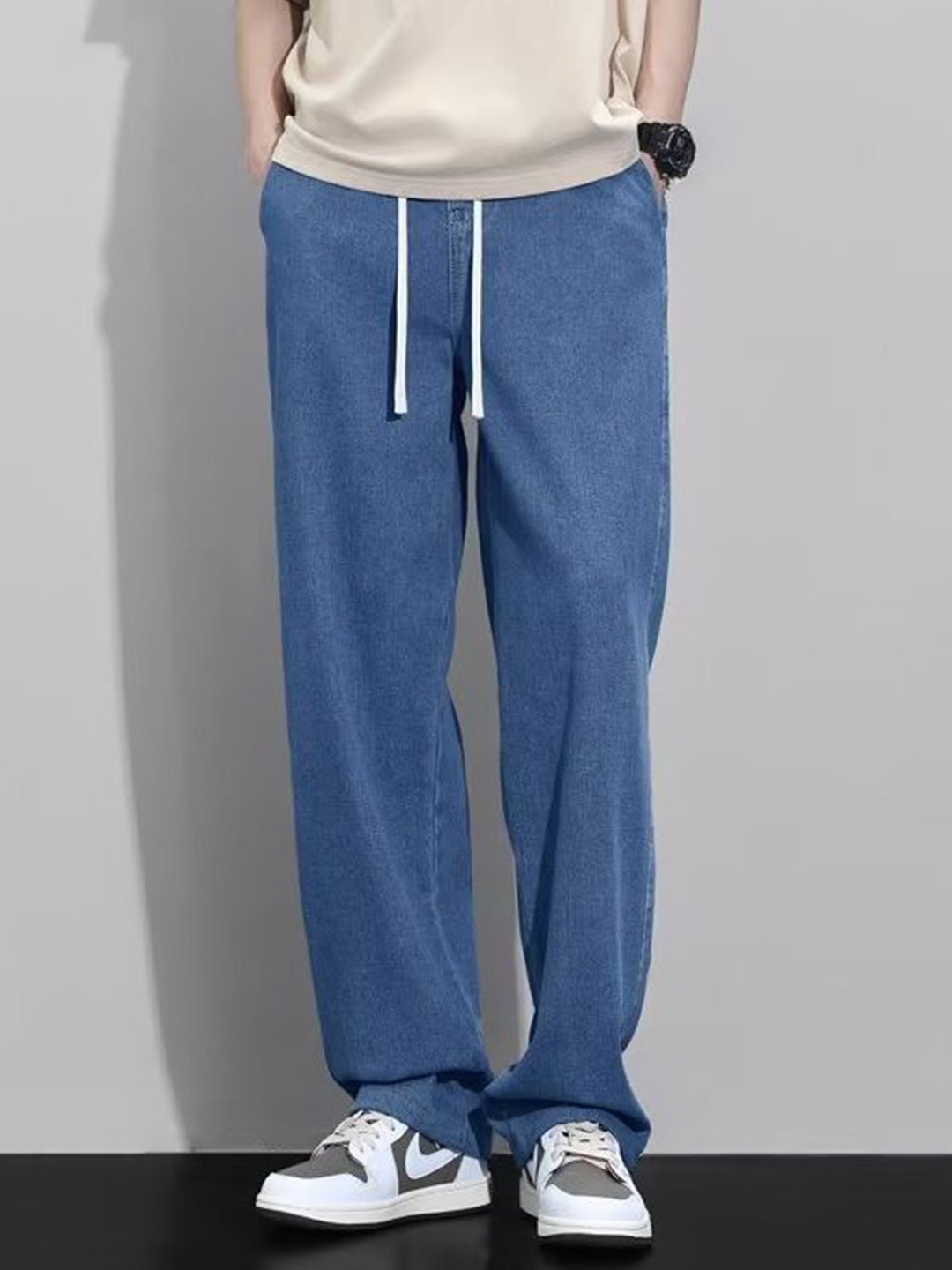 

StyleCast Men Straight Fit Stretchable Jeans, Blue