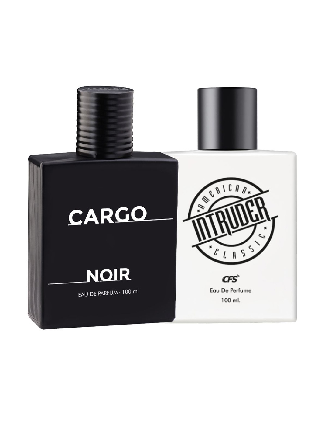 

CFS Set Of Intruder Eau De Perfume & Cargo Noir Perfume- 100 ml Each, Black