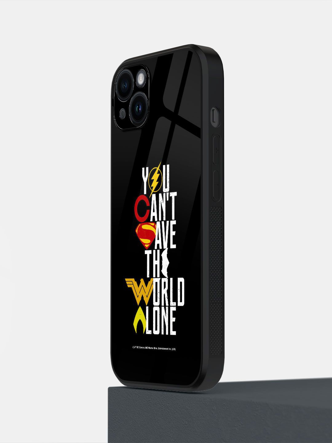 

macmerise Typography Printed iPhone 14 Plus Back Case Mobile Accessories, Black