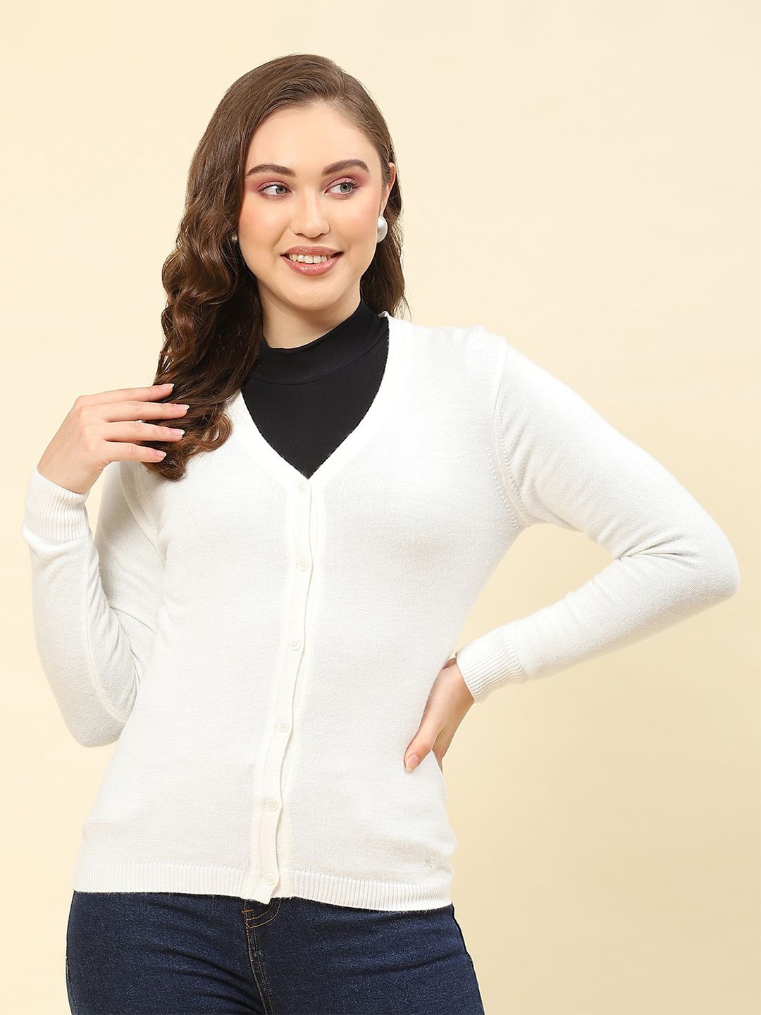 

Monte Carlo Women Cardigan, Off white