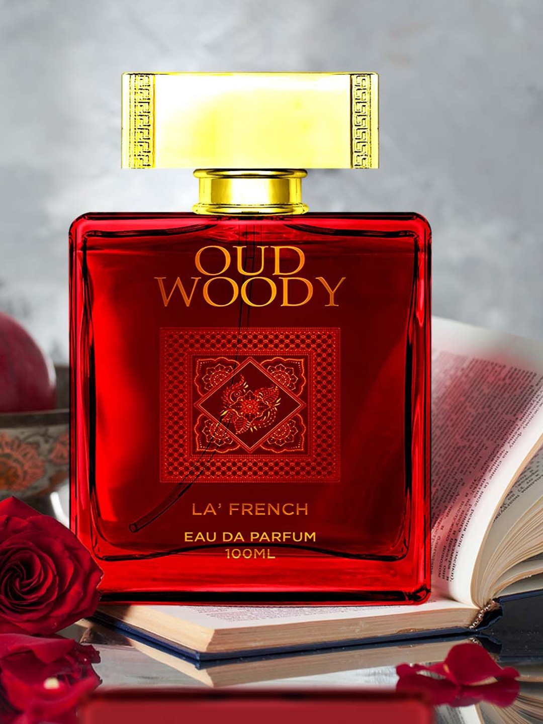 

La French Oud Woody Eau De Parfum-100ml, Red