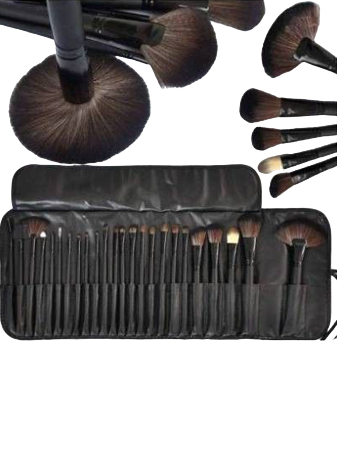 

Yoana Set of 24 Cosmetic Makeup Brushes, Black