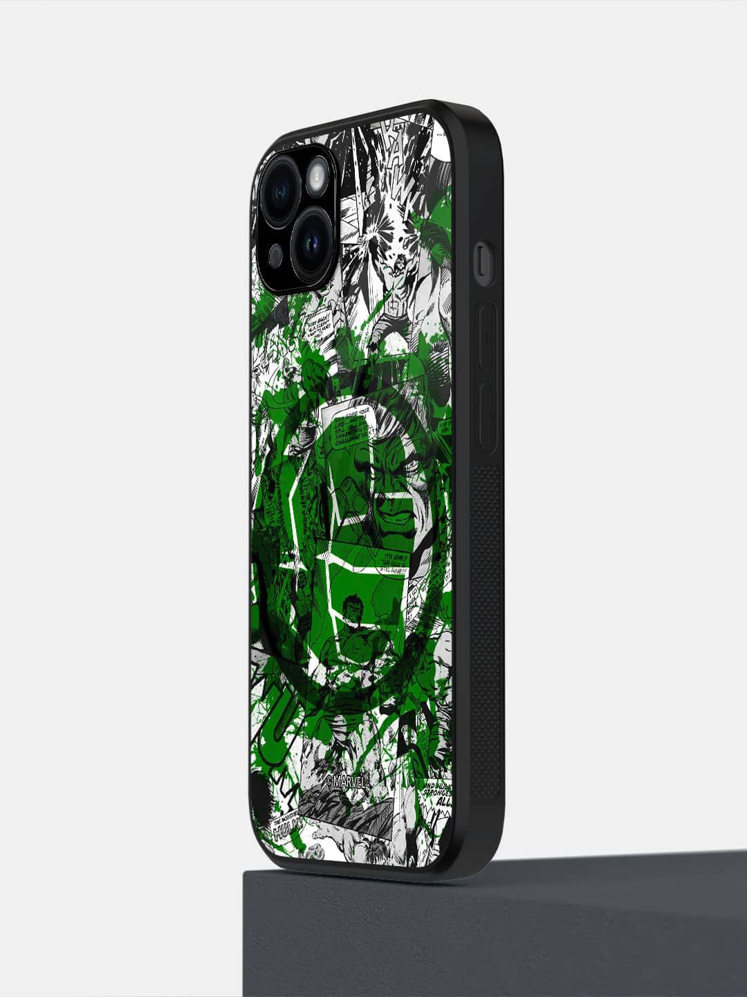 

macmerise Geometric Printed iPhone 14 Plus Back Case Mobile Accessories, Green