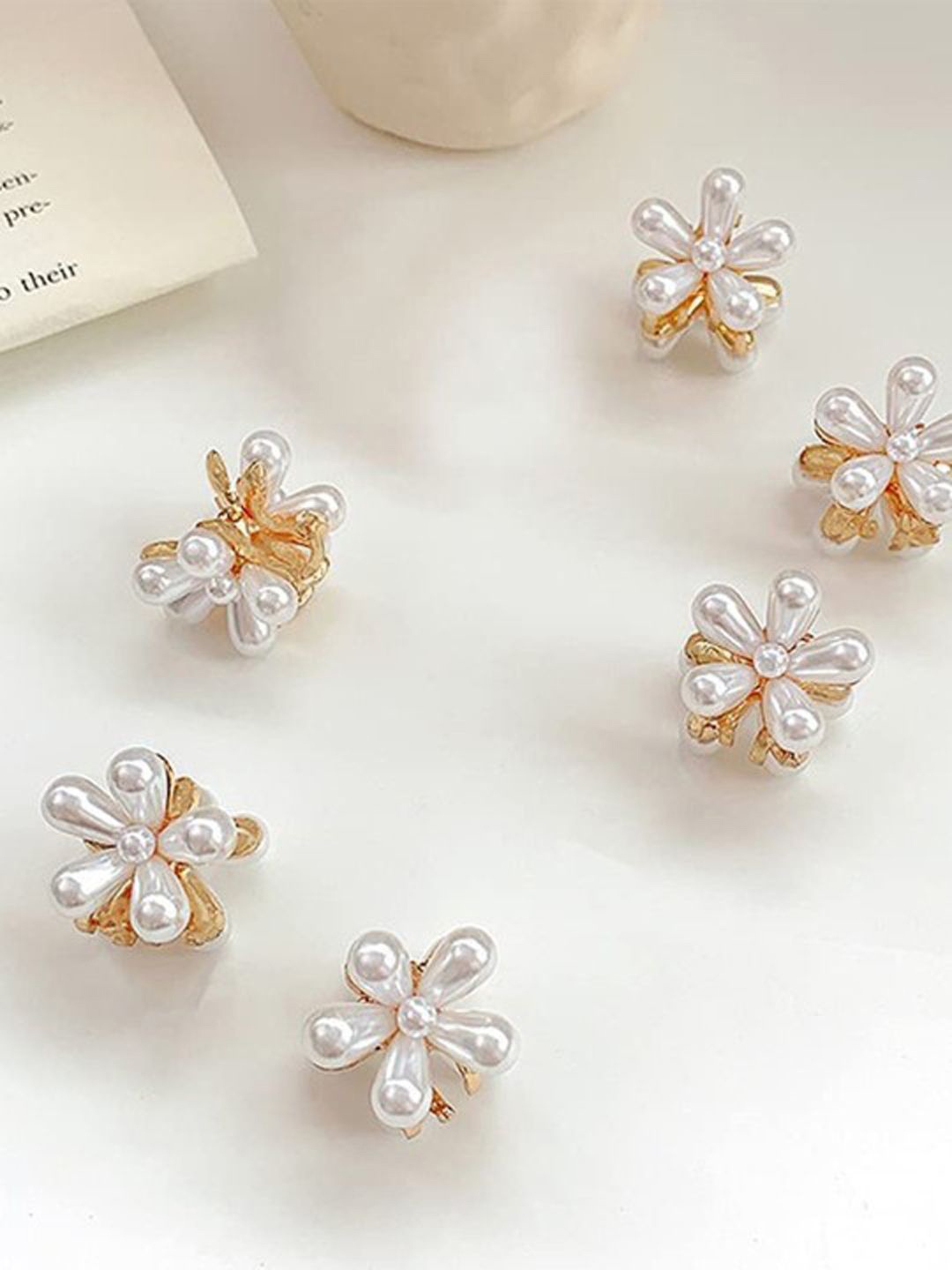 

Xivir Women Set of 6 Claw Clip, Gold