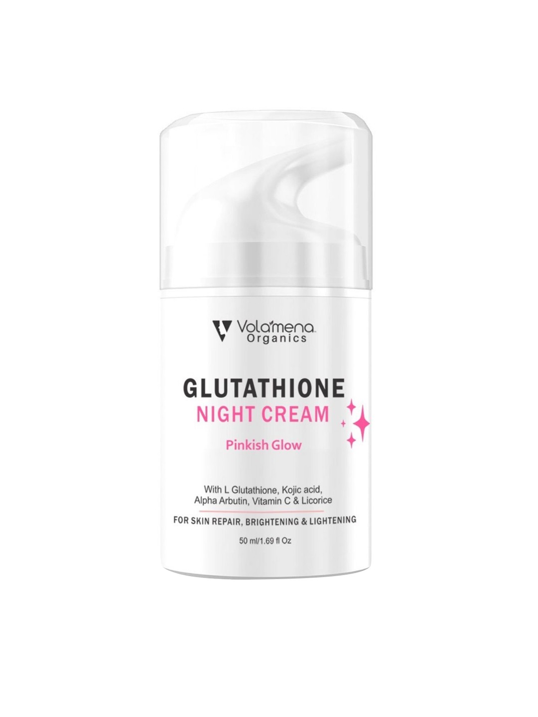 

Volamena Glutahione Night Cream With L Glutathione For Skin Brightening 50 ml, White