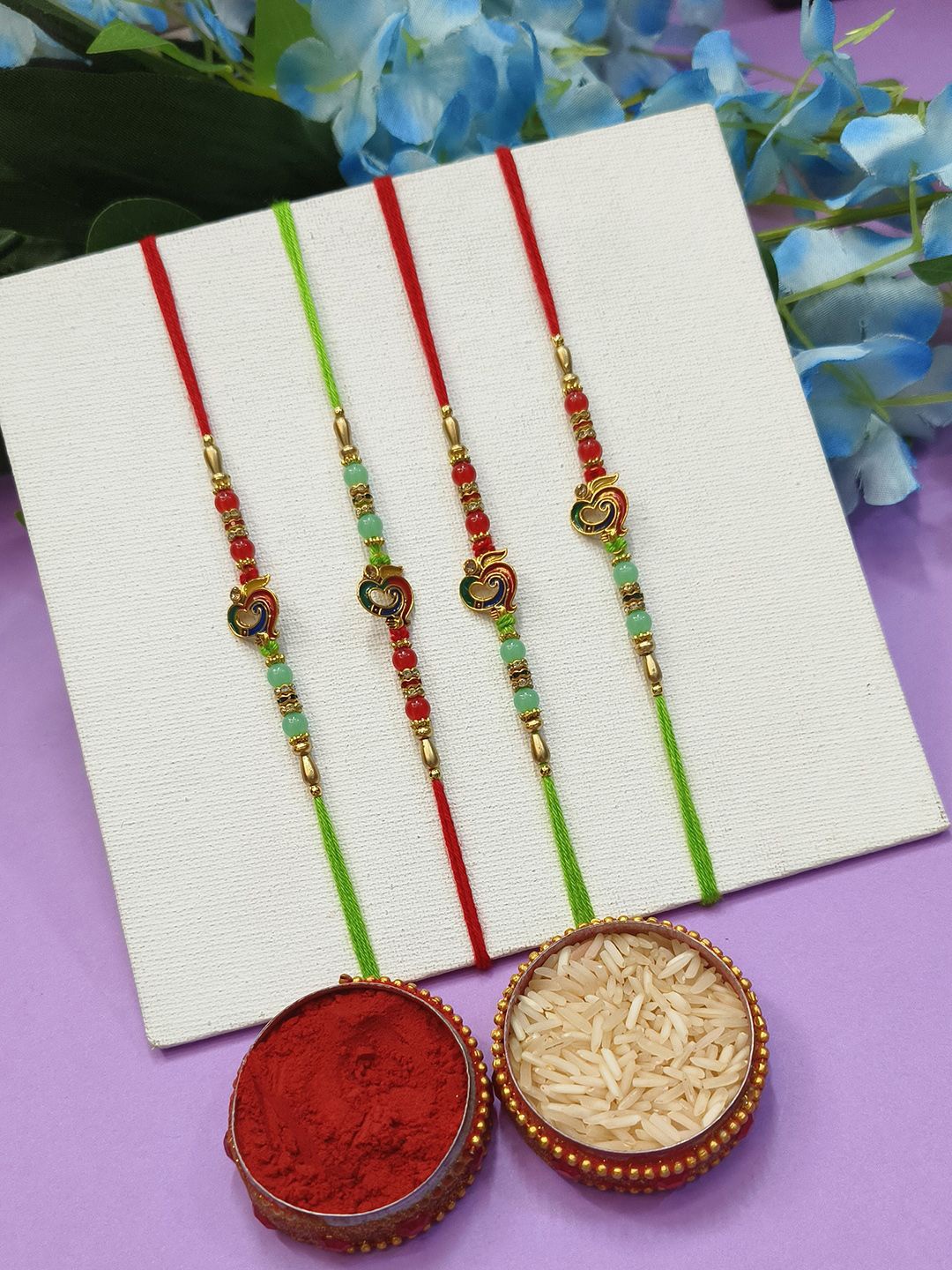 

StileAdda Thread Rakhi, Red