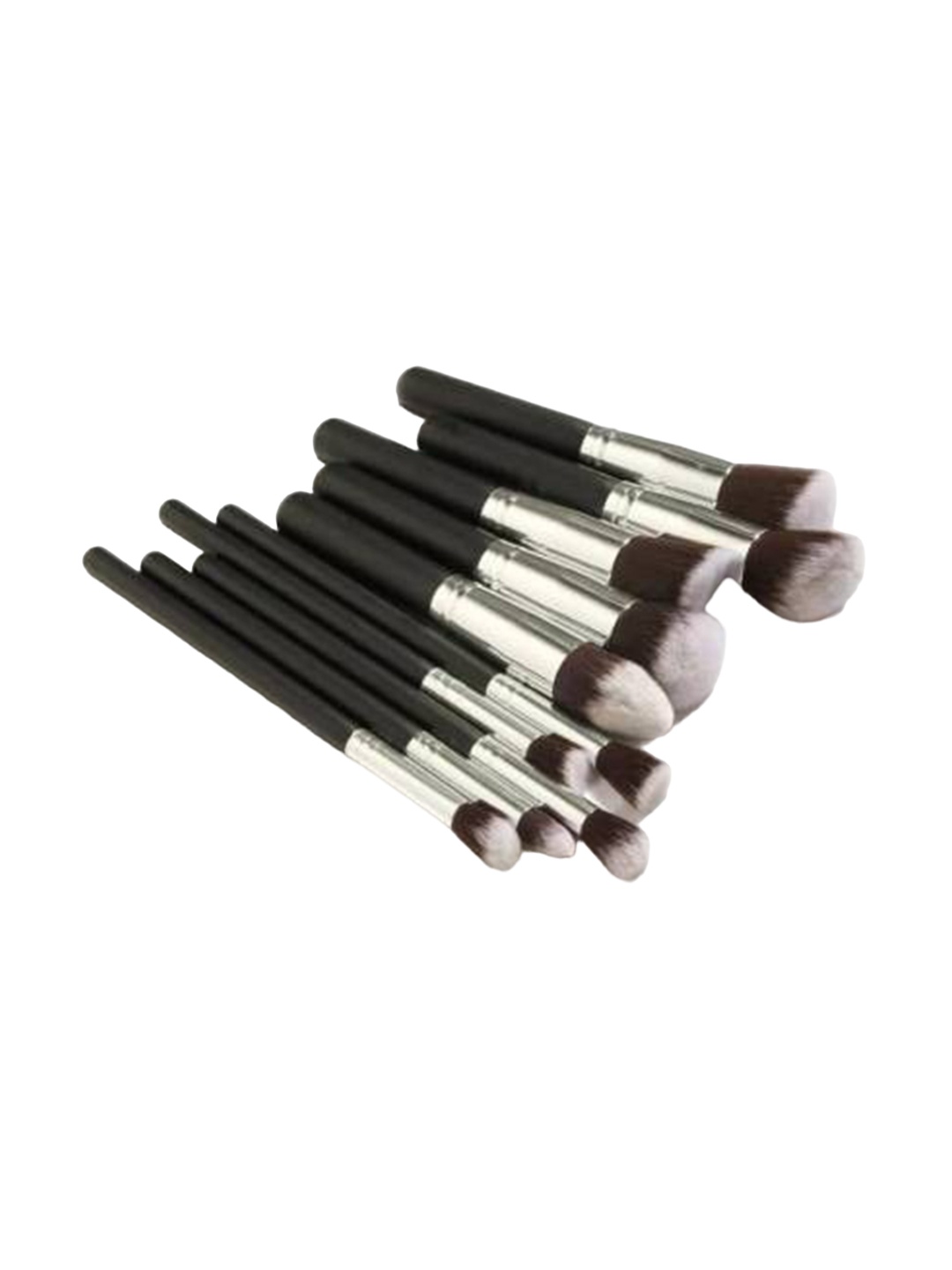

Yoana Set Of 10 Professional Makeup Brushes Set, Black