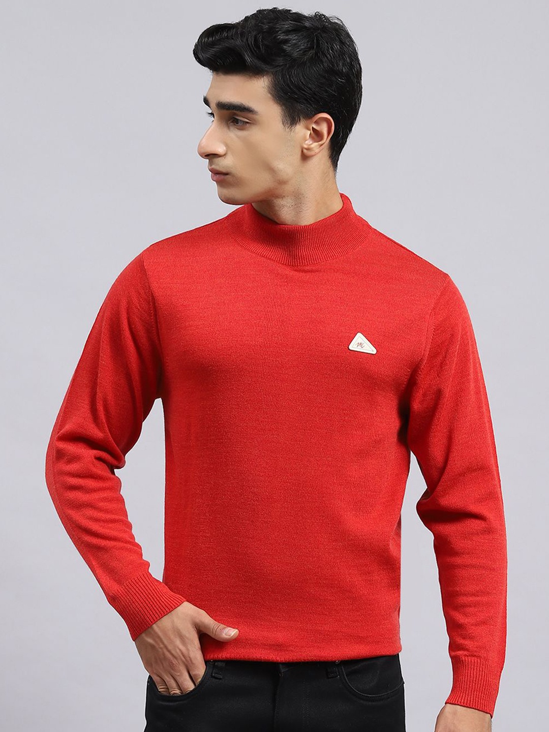 

Monte Carlo Men Woollen Pullover, Red