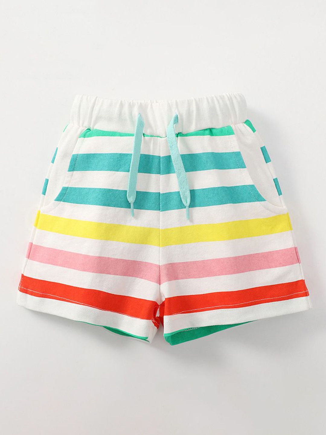 

StyleCast Unisex Kids Striped Technology Shorts, Multi