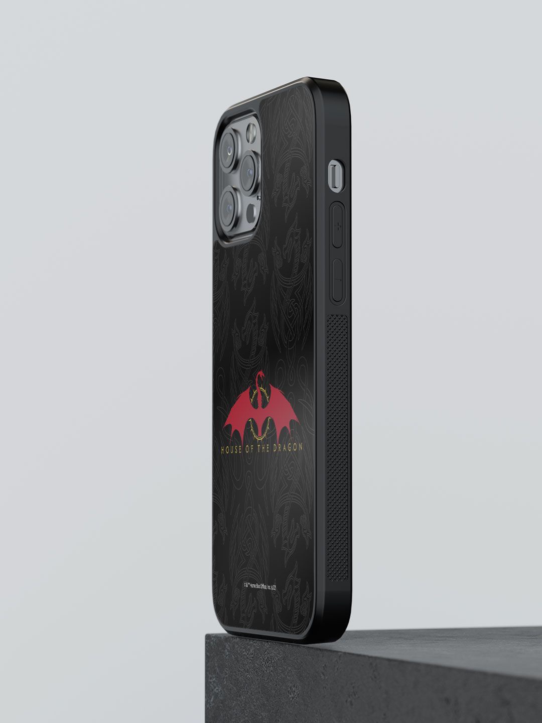 

macmerise Quirky Printed iPhone 13 Pro Max Back Case Mobile Accessories, Black