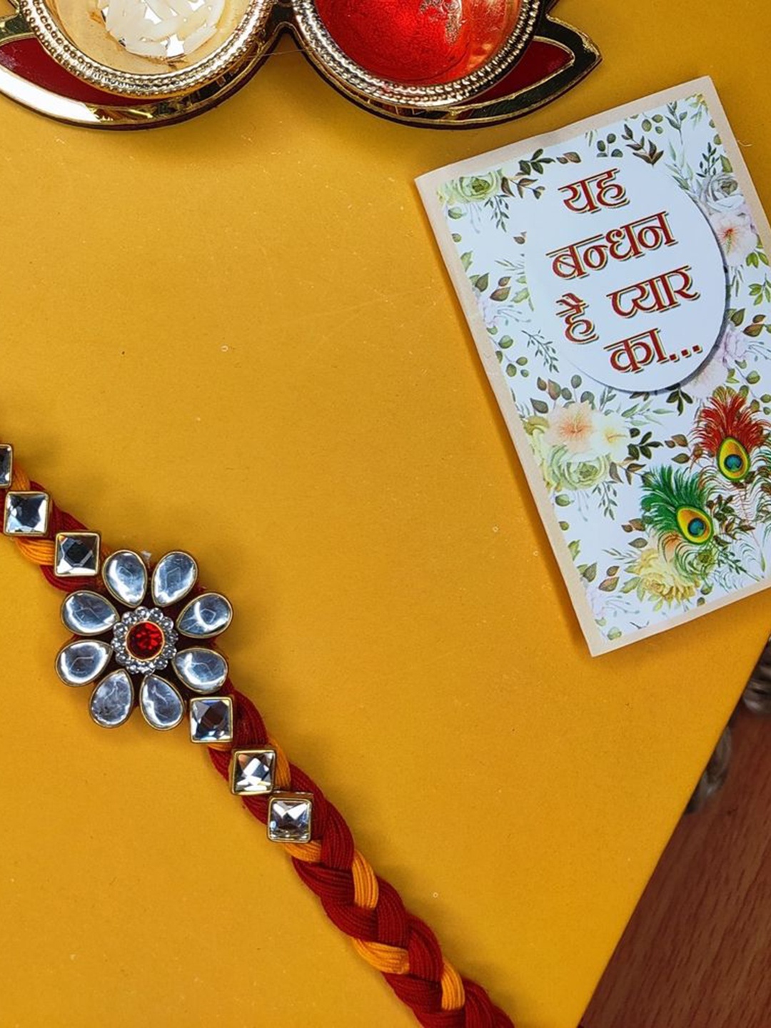 

NVR Thread Rakhi, Red