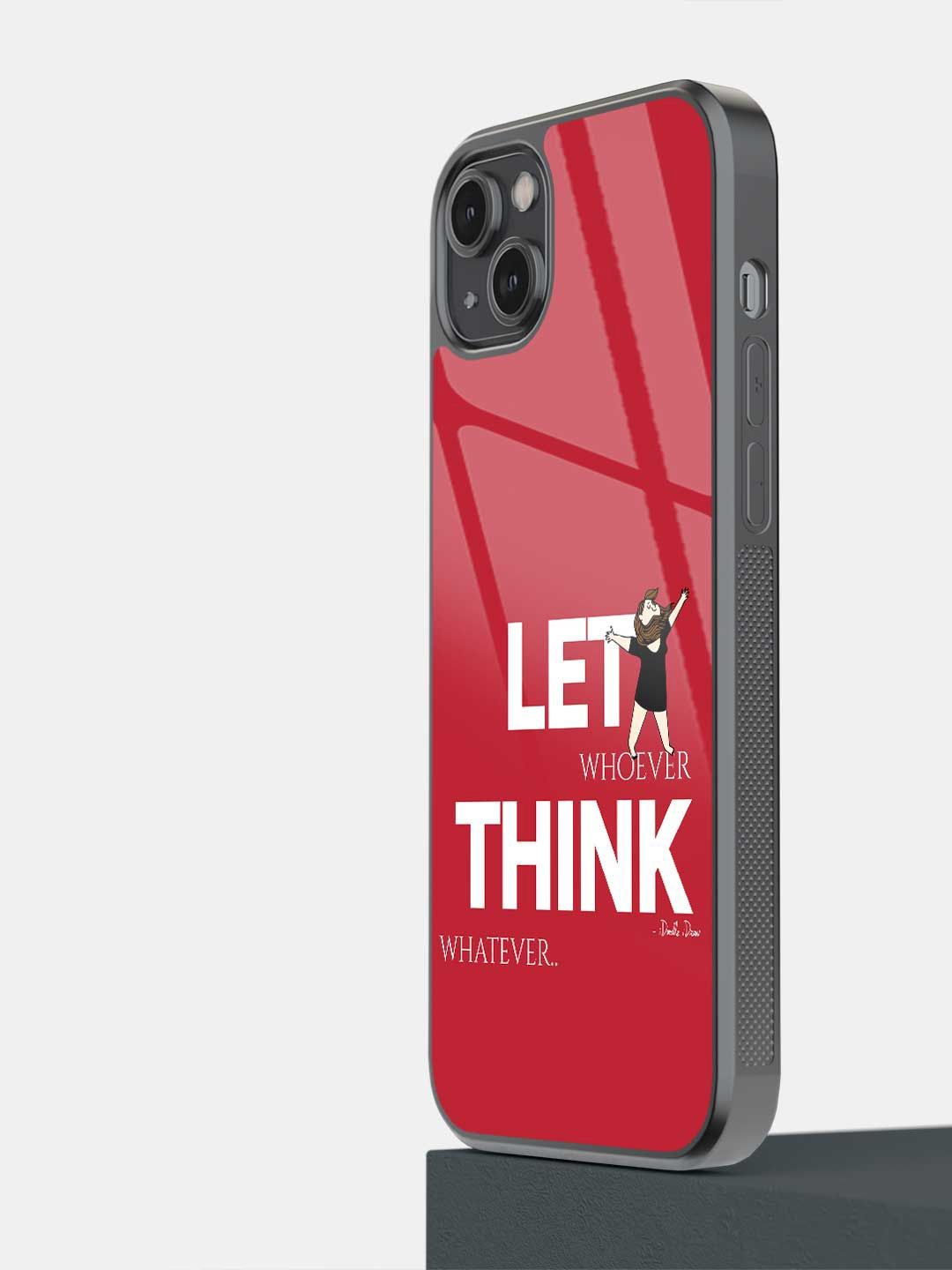 

macmerise Typography Printed iPhone 14 Plus Back Case Mobile Accessories, Red