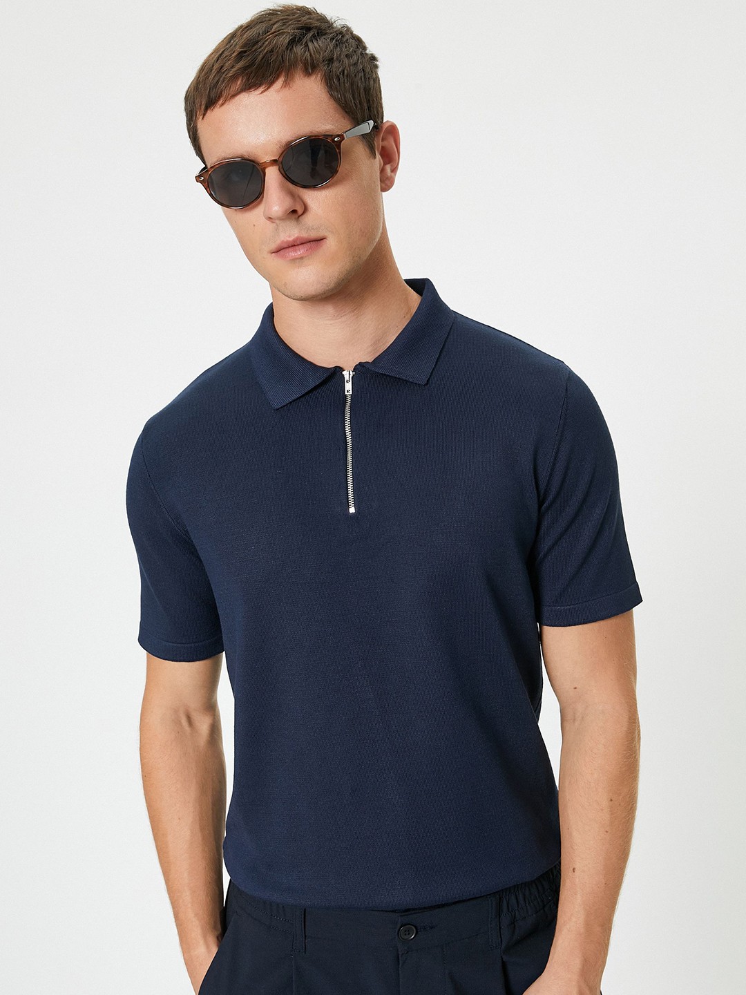 

Koton Men Pullover, Navy blue