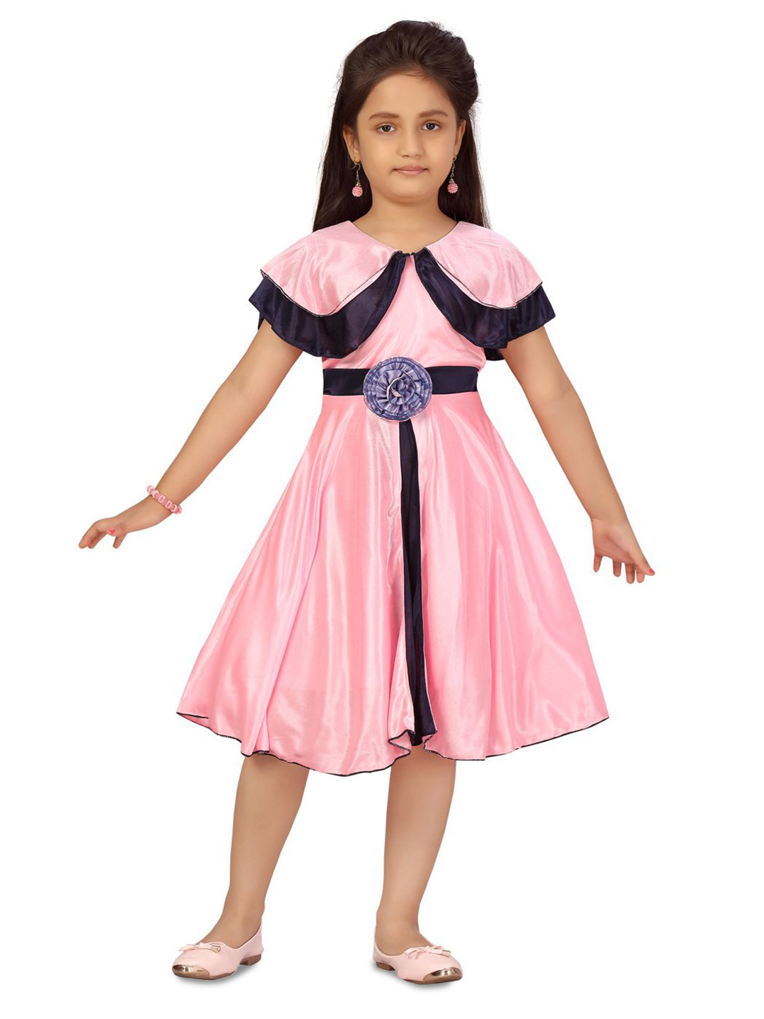 

BAESD Embellished Fit & Flare Dress, Pink