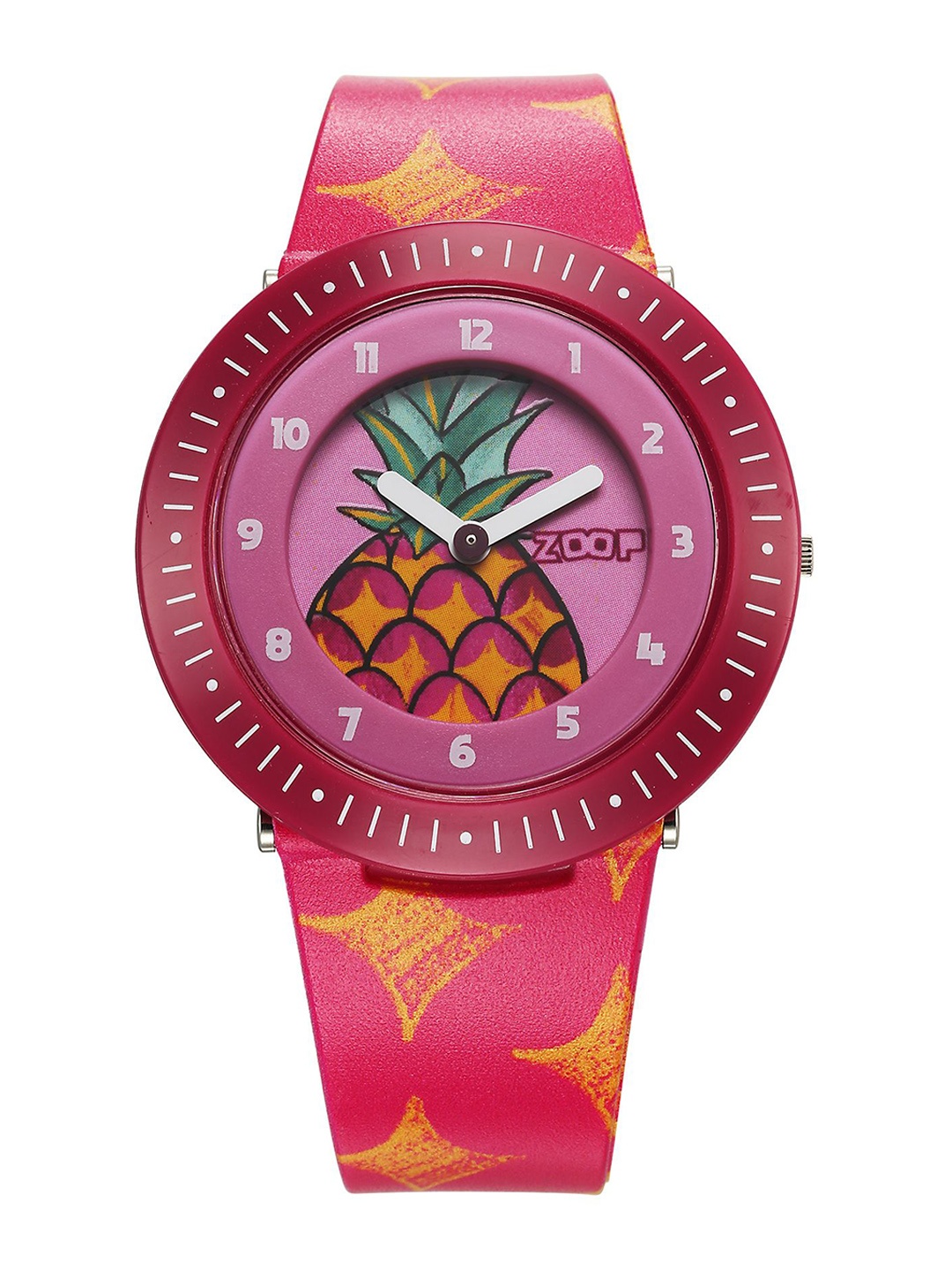 

ZOOP from TITAN Unisex Kids Printed Dial & Straps Analogue Watch 26007PP07W, Pink