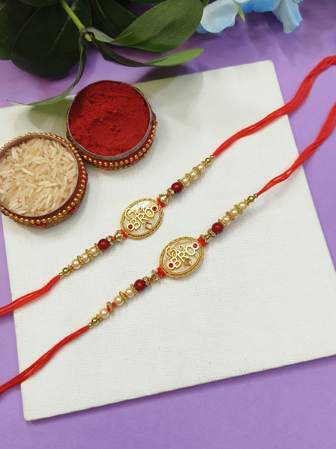 

StileAdda Thread Rakhi, Red