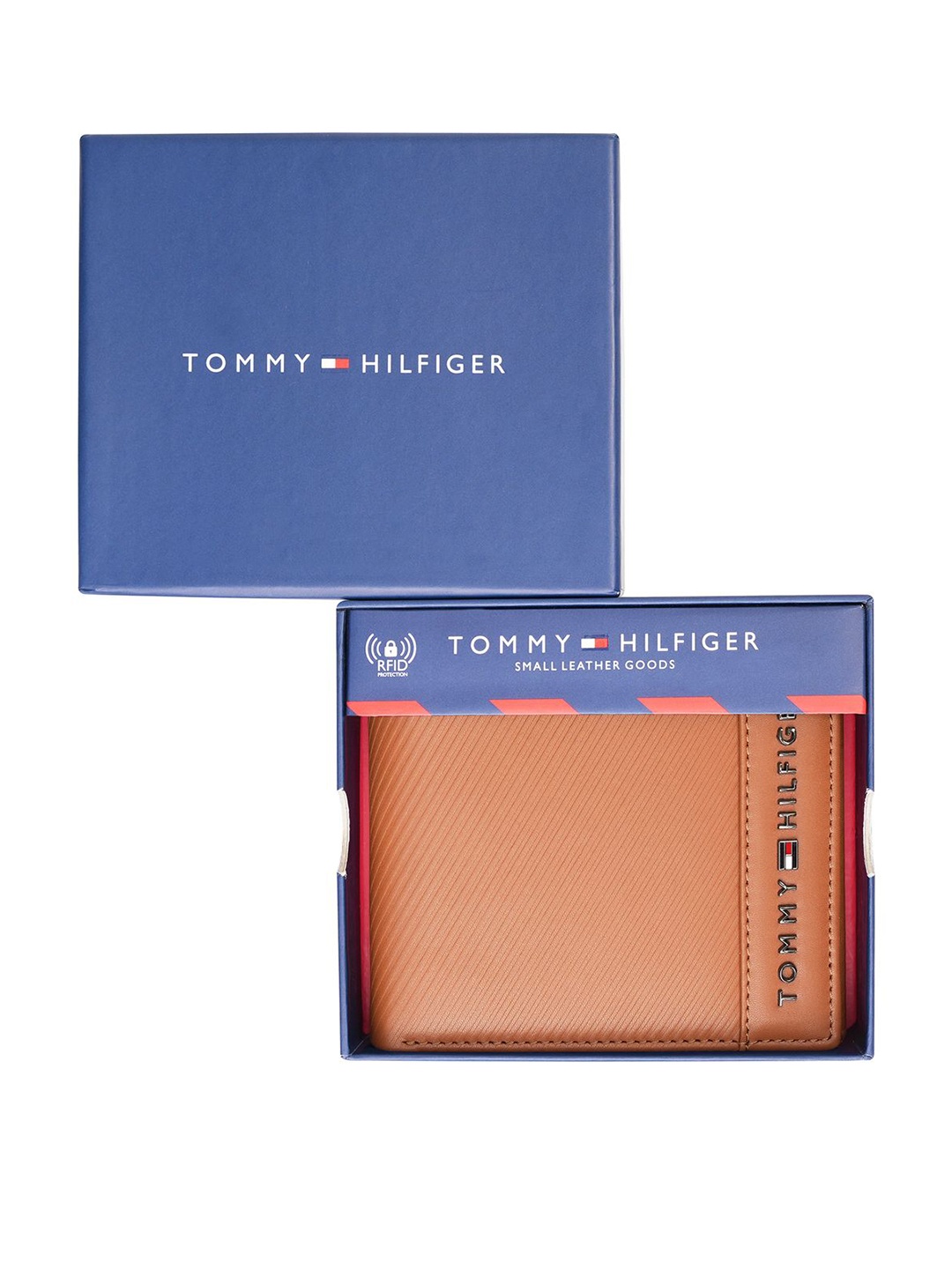 

Tommy Hilfiger Men Leather Two Fold Wallet, Tan