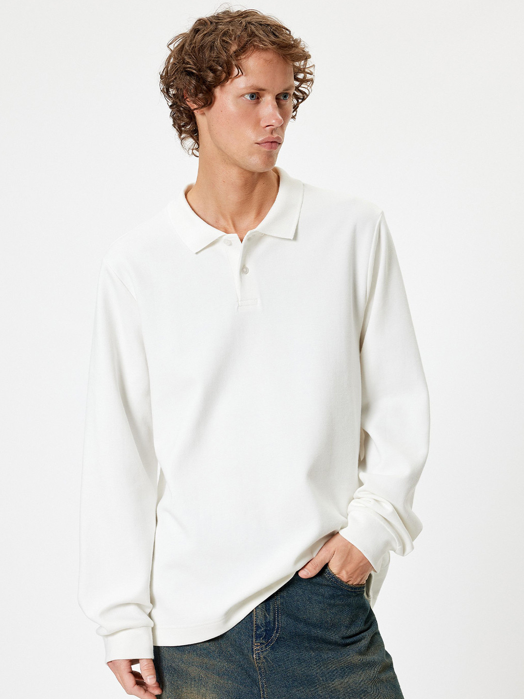

Koton Men Sweatshirt, White
