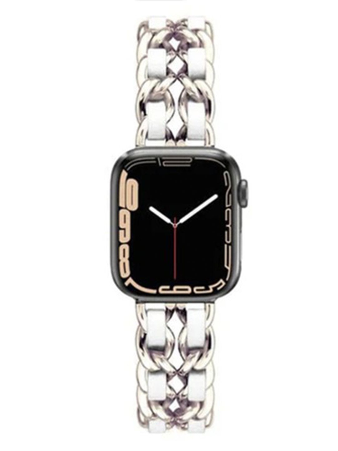 

PEEPERLY Luxury Correa Bracelet Style Compatible Smart Watch Strap, White