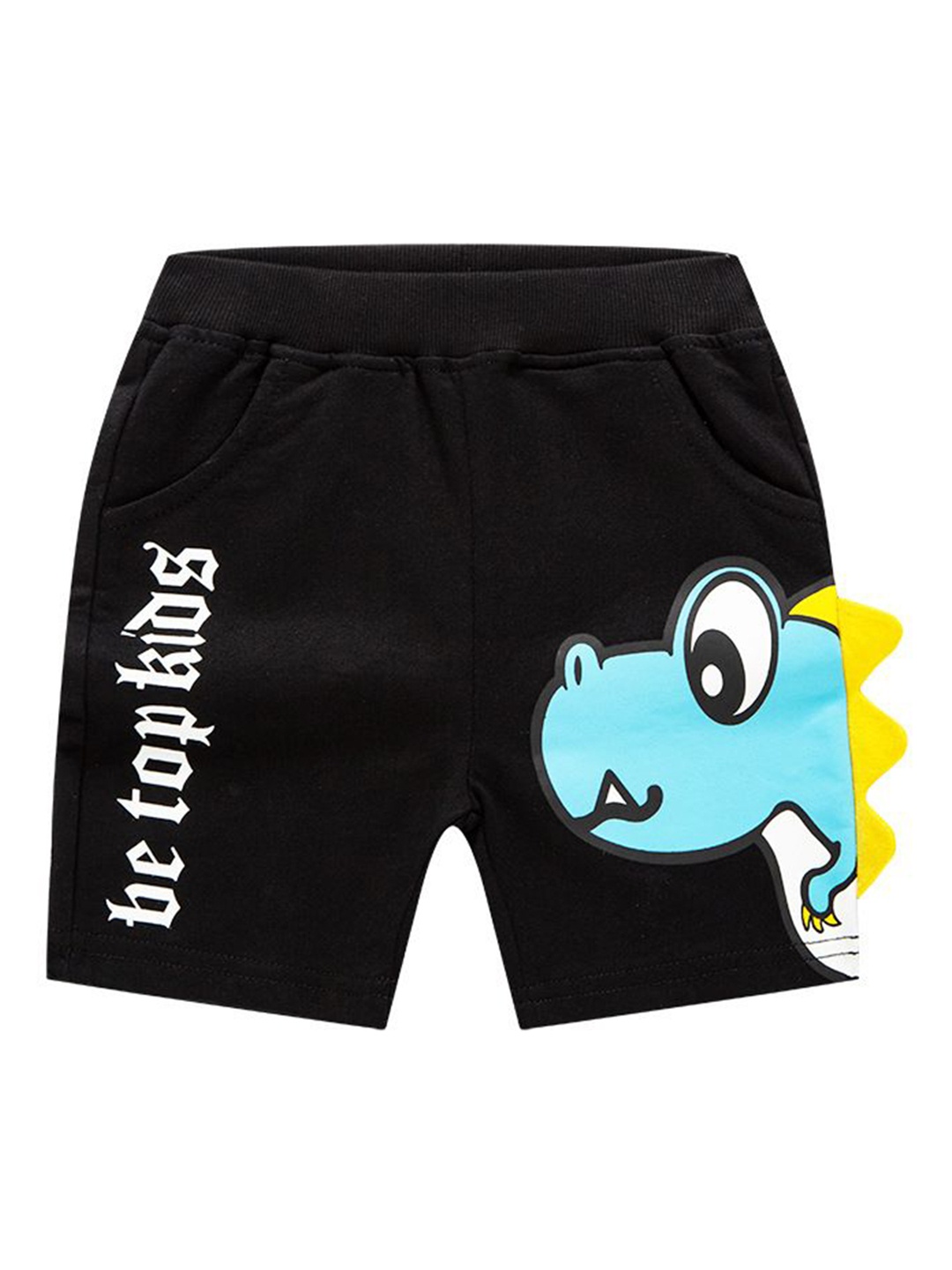 

StyleCast Unisex Kids Graphic Printed Shorts, Black