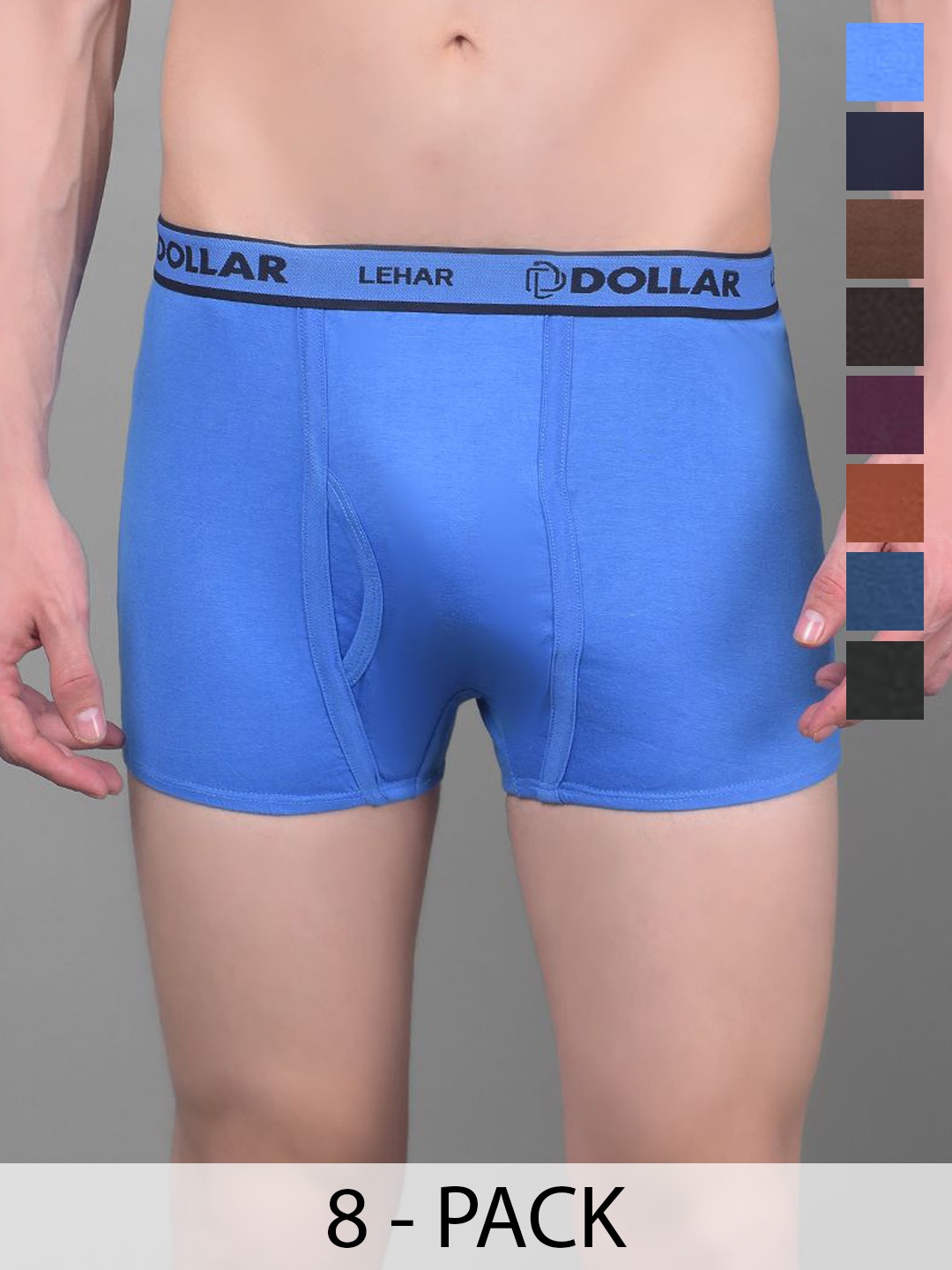 

Dollar Pack of 8 Assorted Cotton Trunk-MLHTR-08-AST1-PO8
