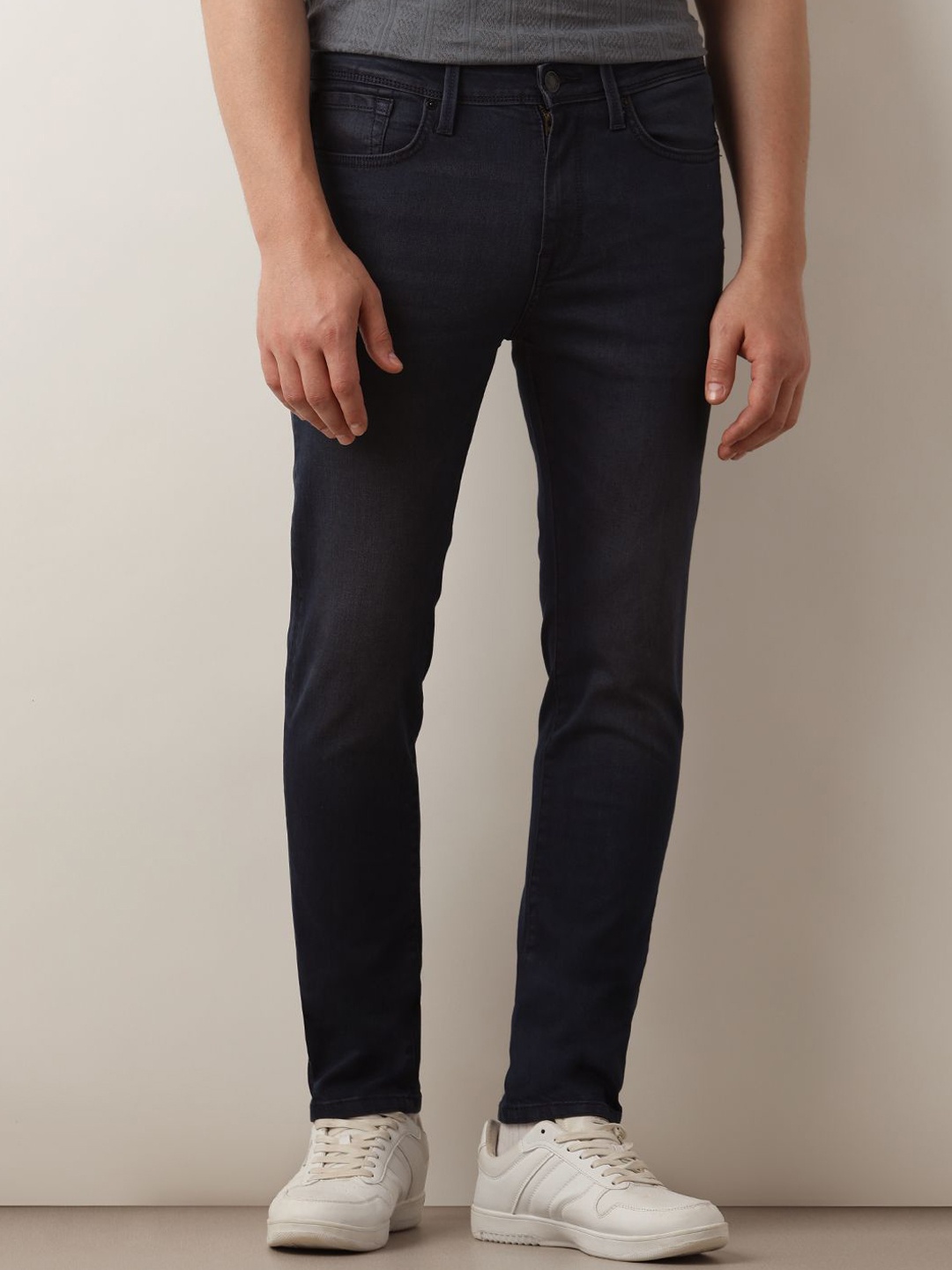 

SELECTED Men Mid-Rise Slim Fit Stretchable Jeans, Blue
