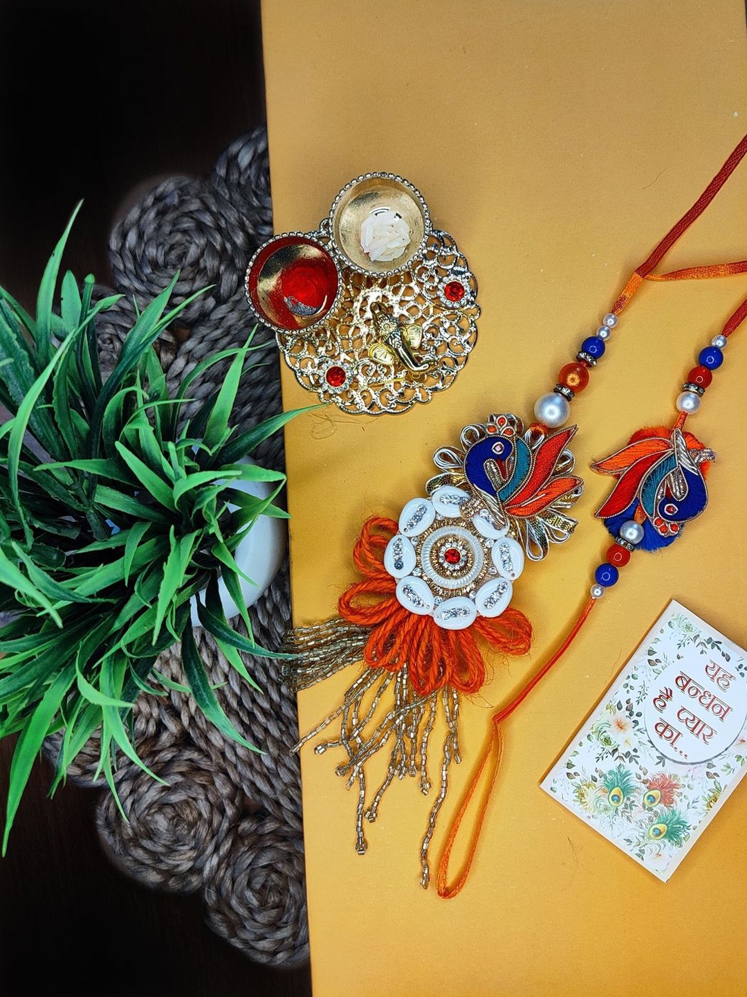 

NVR Thread Rakhi, Red