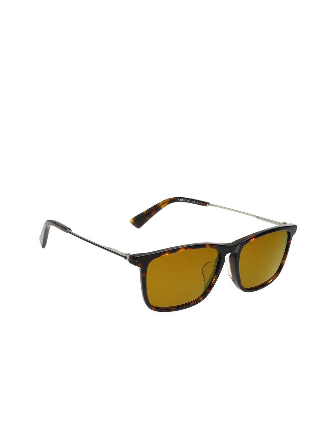 

DIESEL Unisex Square Sunglasses With UV Protected Lens DL 5337-D 052 55 S, Brown