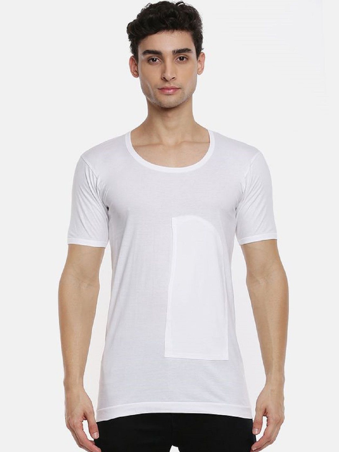 

Ramraj Pack Of 2 Pure Cotton Innerwear Vests-R2SukraPKTRNSW4P, White