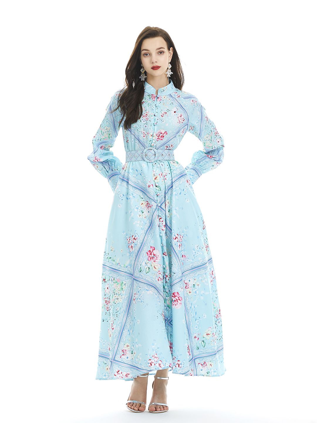 

JC Collection Floral Print Maxi Dress, Multi