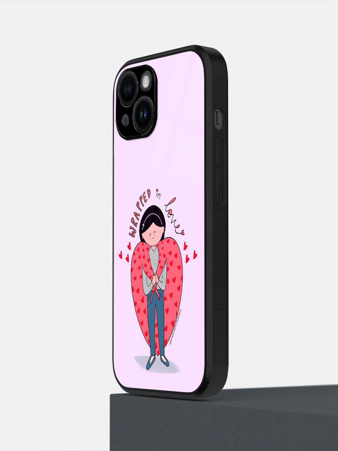 

macmerise Quirky Printed iPhone 14 Back Case Mobile Accessories, Pink