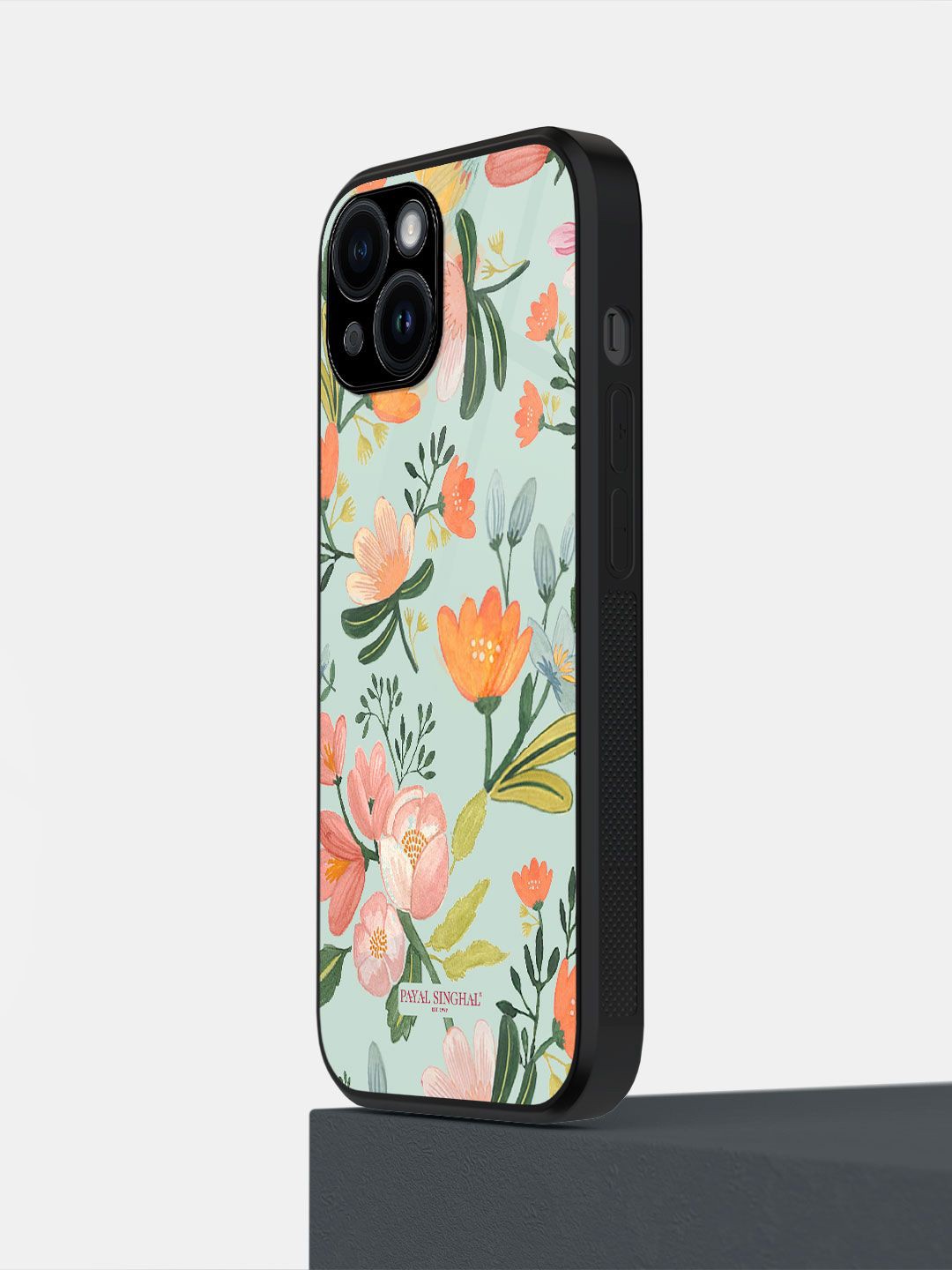 

macmerise Floral Printed iPhone 14 Back Case Mobile Accessories, Green