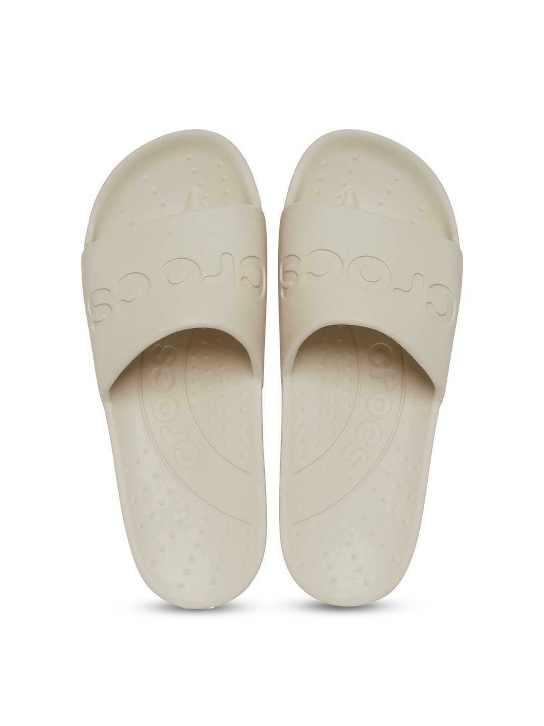 

Crocs Unisex Croslite Sliders, Off white