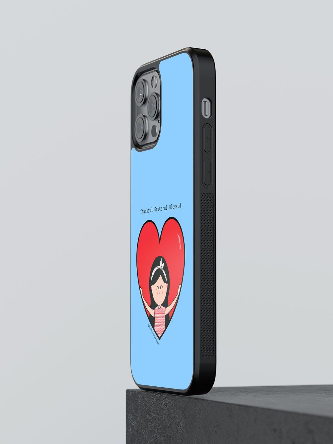 

macmerise Quirky Printed iPhone 13 Pro Max Back Case Mobile Accessories, Blue