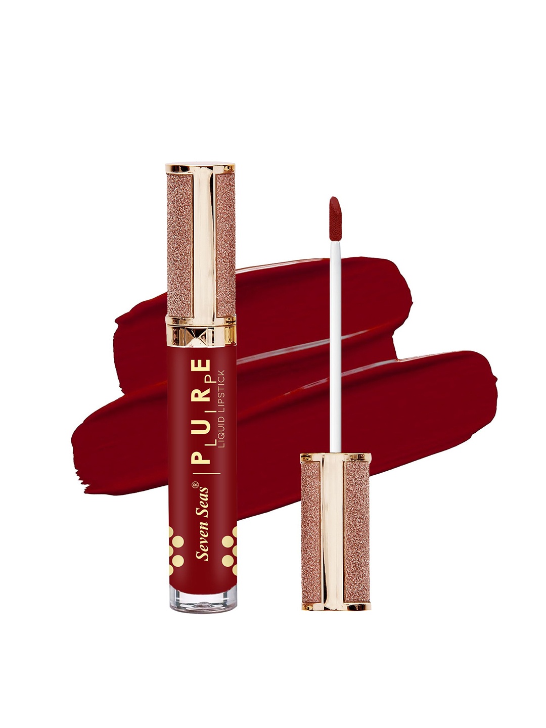 

Seven Seas Pure Lip Long Lasting Smudge Proof Liquid Lipstick 7ml - Matte Red