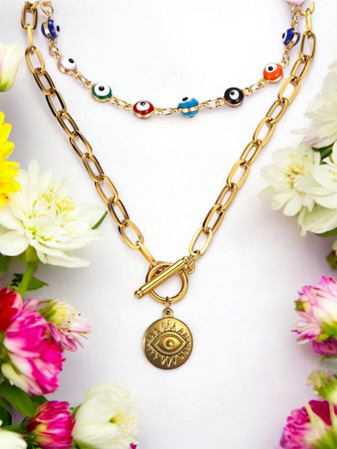 

fabula Layered Necklace, Gold
