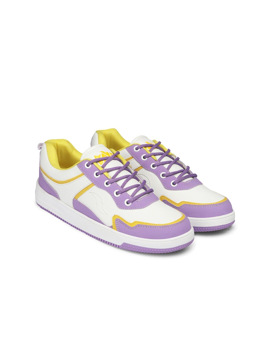

ZAYDN Women Colourblocked Sneakers, Lavender