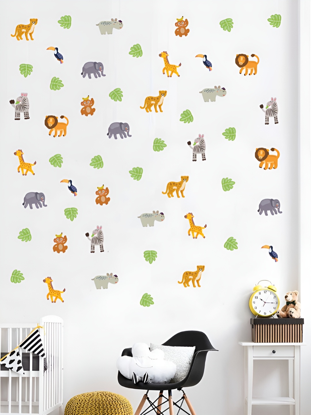 

My Kids Wall 52Pcs Green & Blue UV Printed Wall Sticker Decals and Stickers