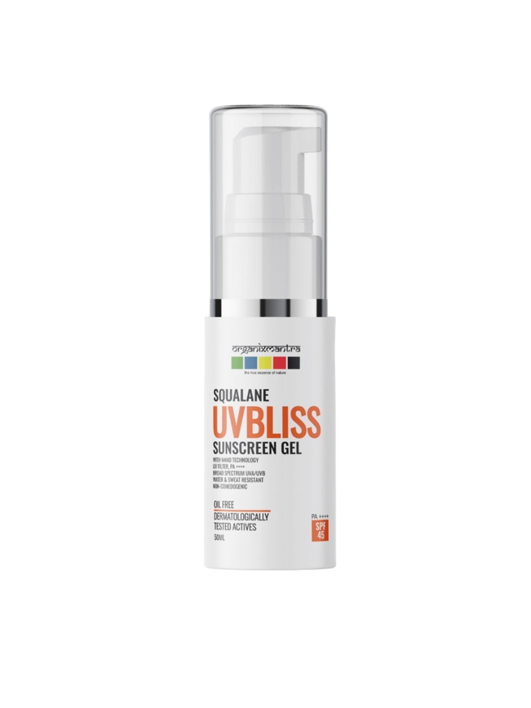 

Organix Mantra UV Bliss Squalane Sunscreen Gel - 50ML, Transparent