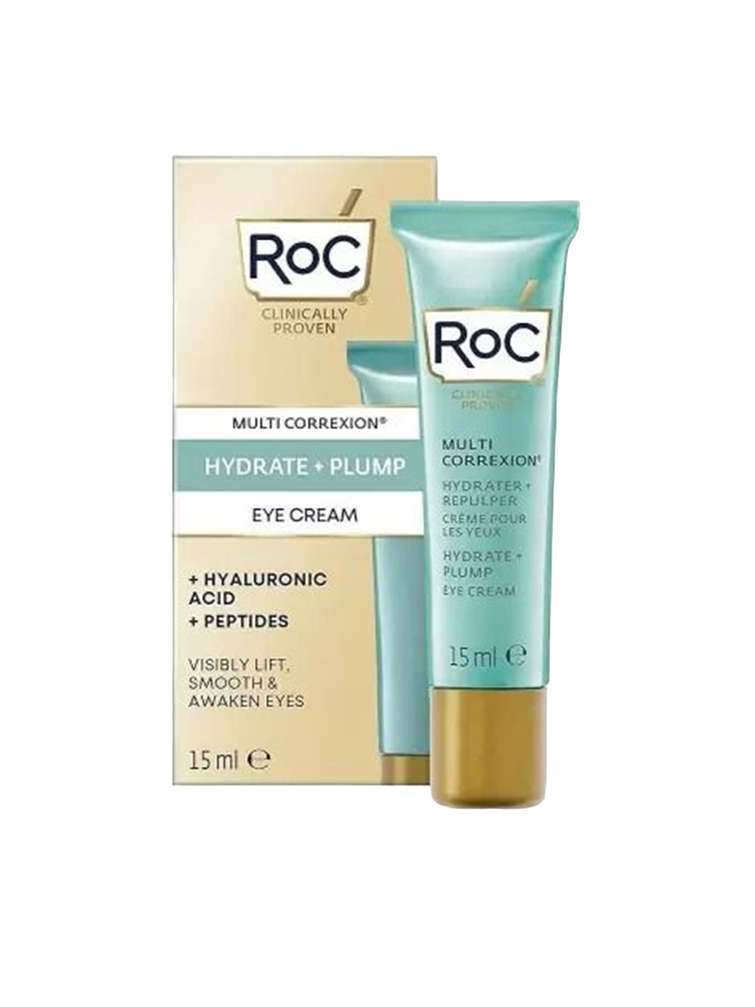 

ROC Lab Correxion Hydrate & Plump Eye Cream With Hyaluronic Acid - 15ml, Green