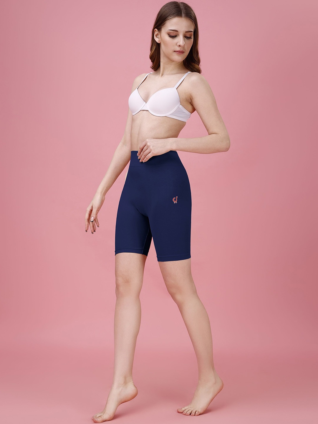 

Trendmalls Pack Of 2 Seamless Tummy & Thigh Shapewear, Blue