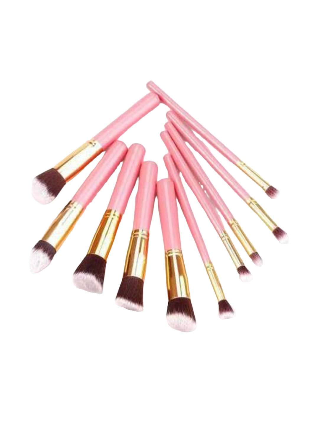 

Yoana Set of 10 Beauty Makeup Brushes, Pink