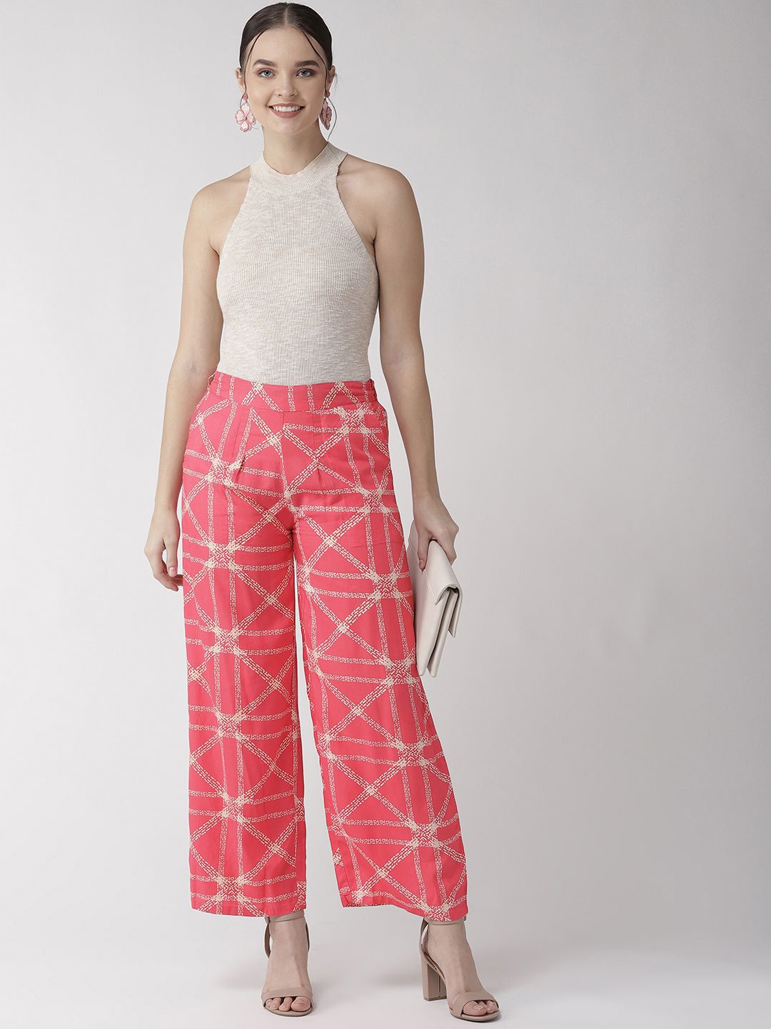 

Anouk Women Ethnic Motifs Printed Palazzos, Peach