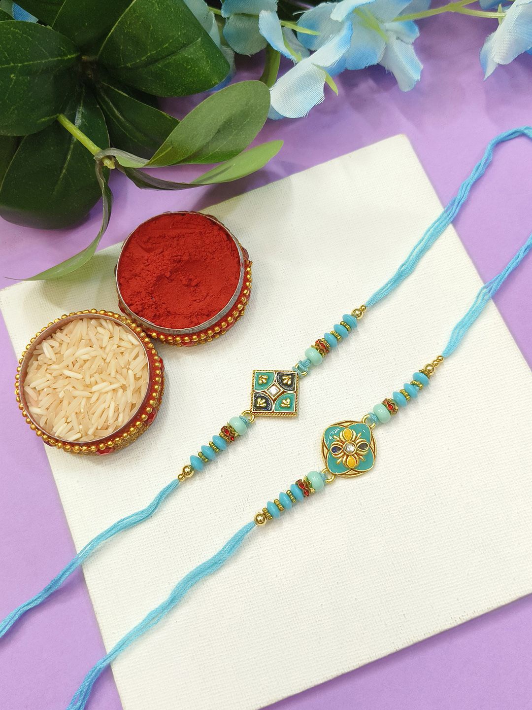 

StileAdda Thread Rakhi, Blue
